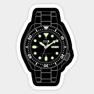 Seiko SKX 007 Sticker